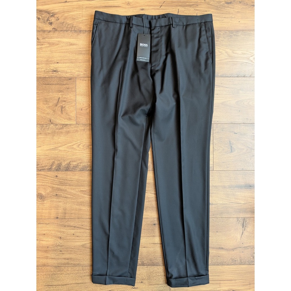 NWT $248 Hugo Boss Mens Dress Pants Extra Slim Fit Trousers 38R New with‎ Tags